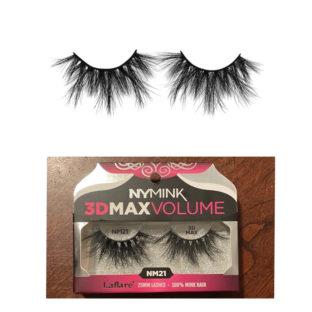 4 pairs 100% REAL MINK LASHES NM21